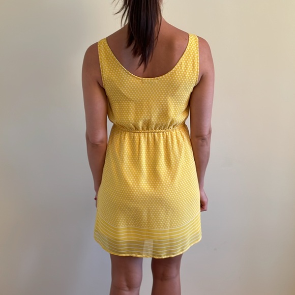 BeBop Polka Dot Yellow Summer Dress - Picture 2 of 7